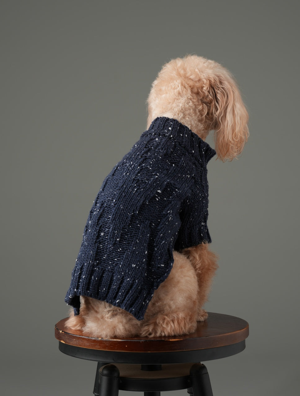 Glacier Pet Sweater-Navy