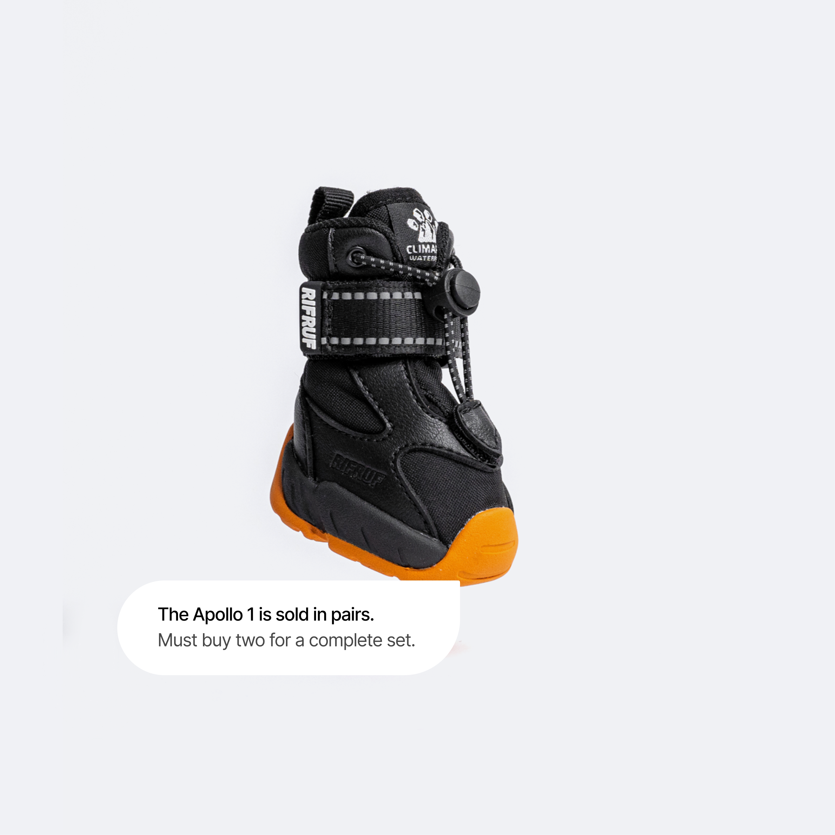RIFRUF Apollo 1 Waterproof Dog Boots Beef & Broccoli
