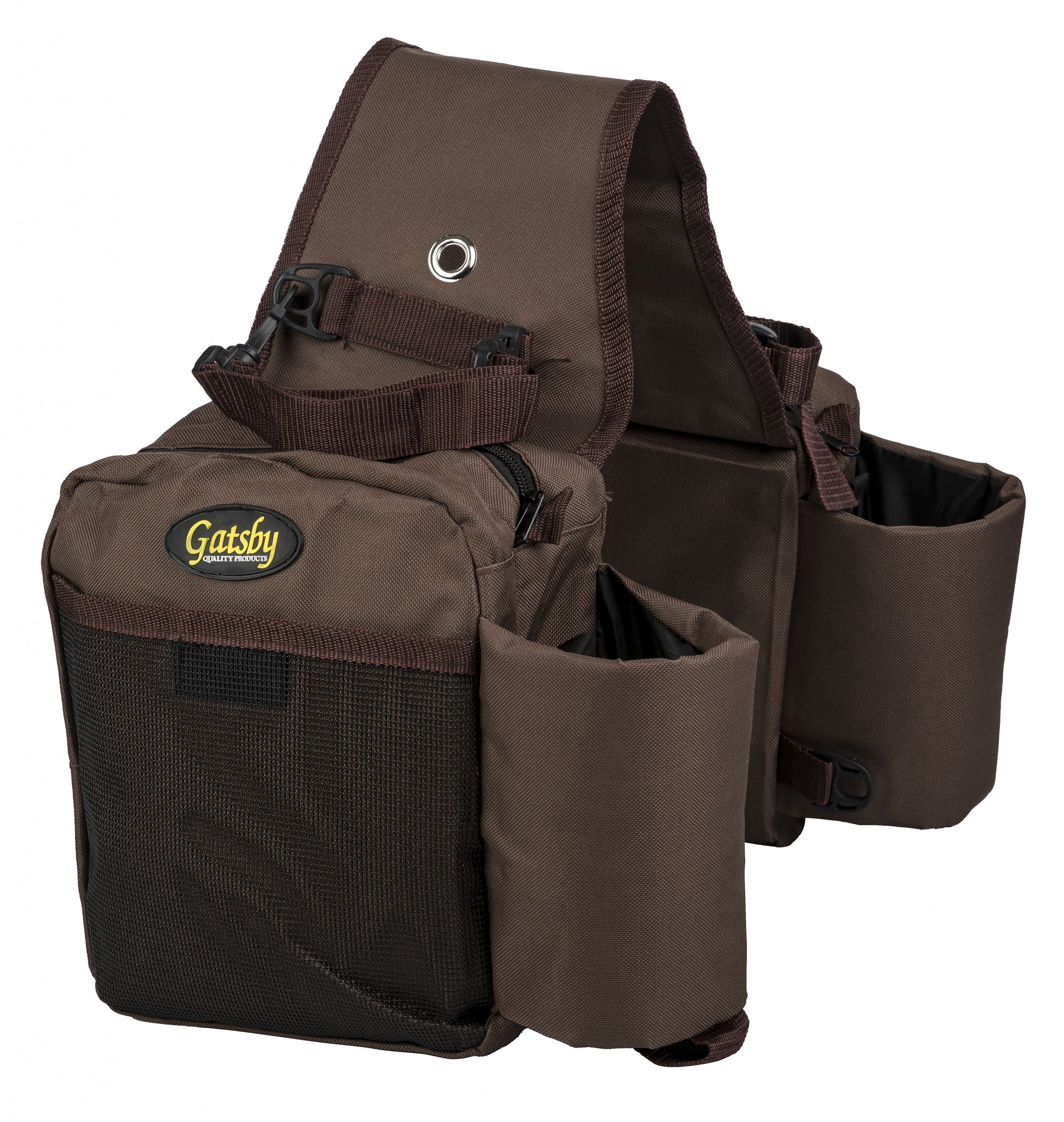 Gatsby Nylon Saddle Gear Bag Bottle Holder - Brown