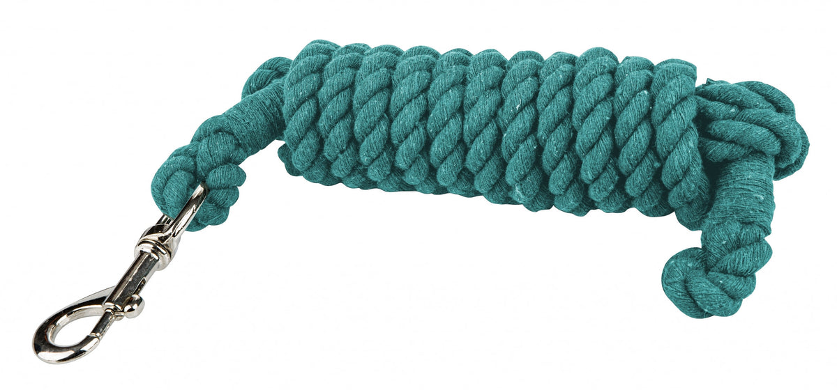 Gatsby Cotton 8ft Lead with Bolt Snap - Turquoise - 8