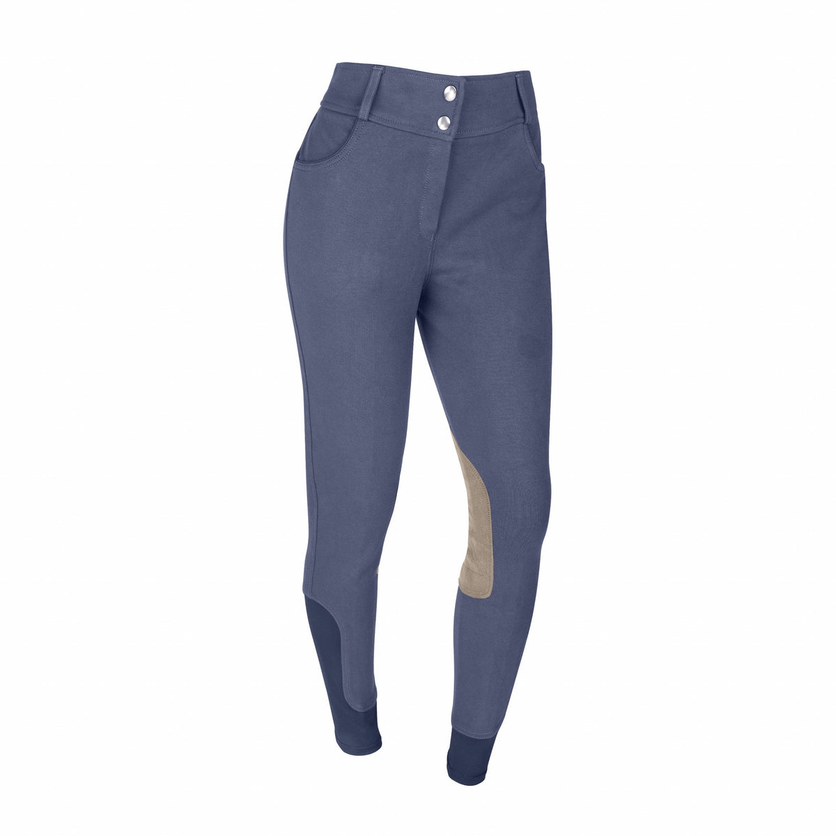 OEQ Ladies Lily Knee Patch Breech - Mulberry/Plum - 32