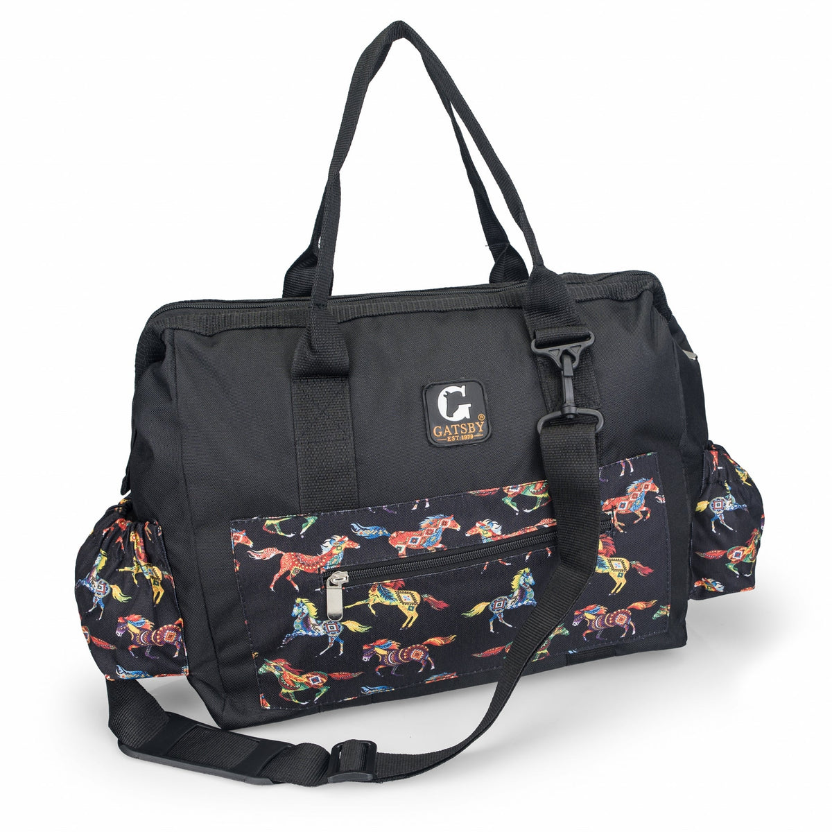 Gatsby Print Nylon Grooming Tote - Painted Ponies