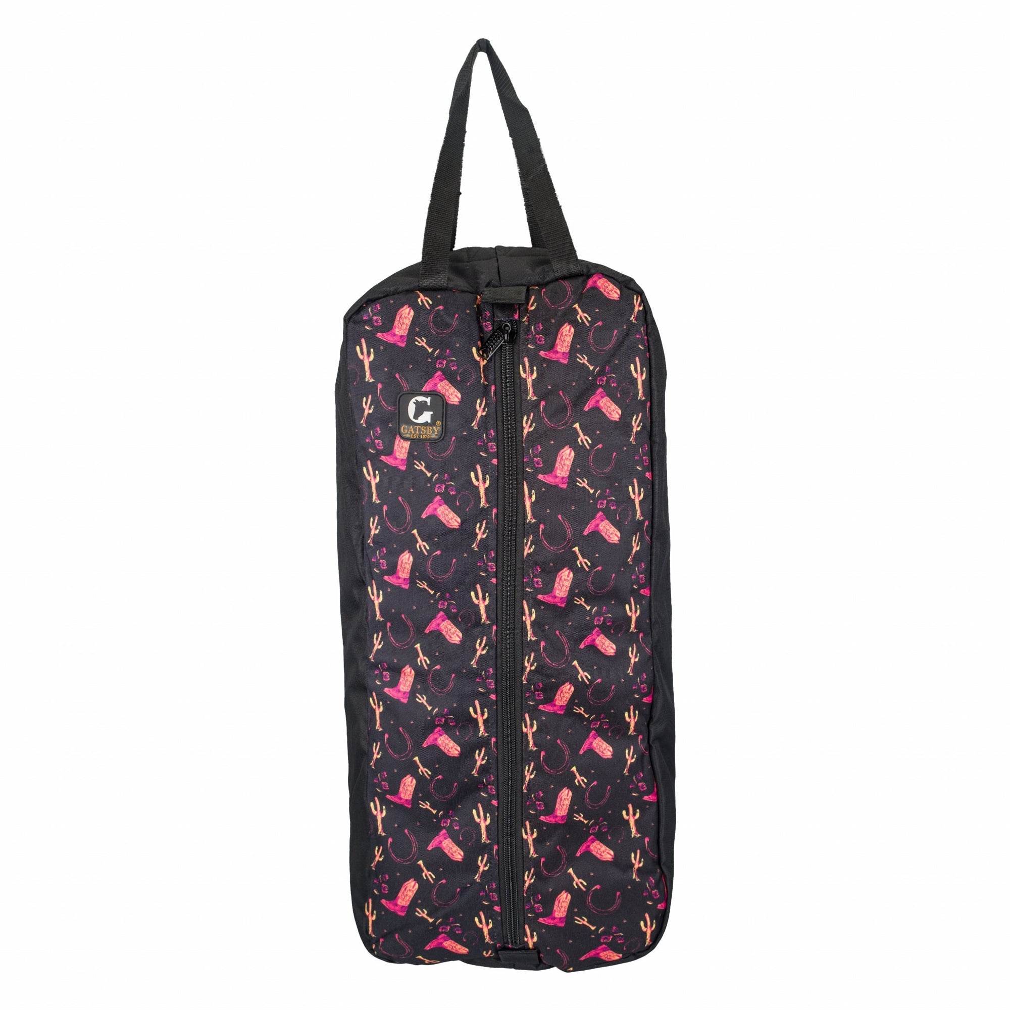 Gatsby Print Nylon Padded Bridle Halter Bag - Lucky Boots