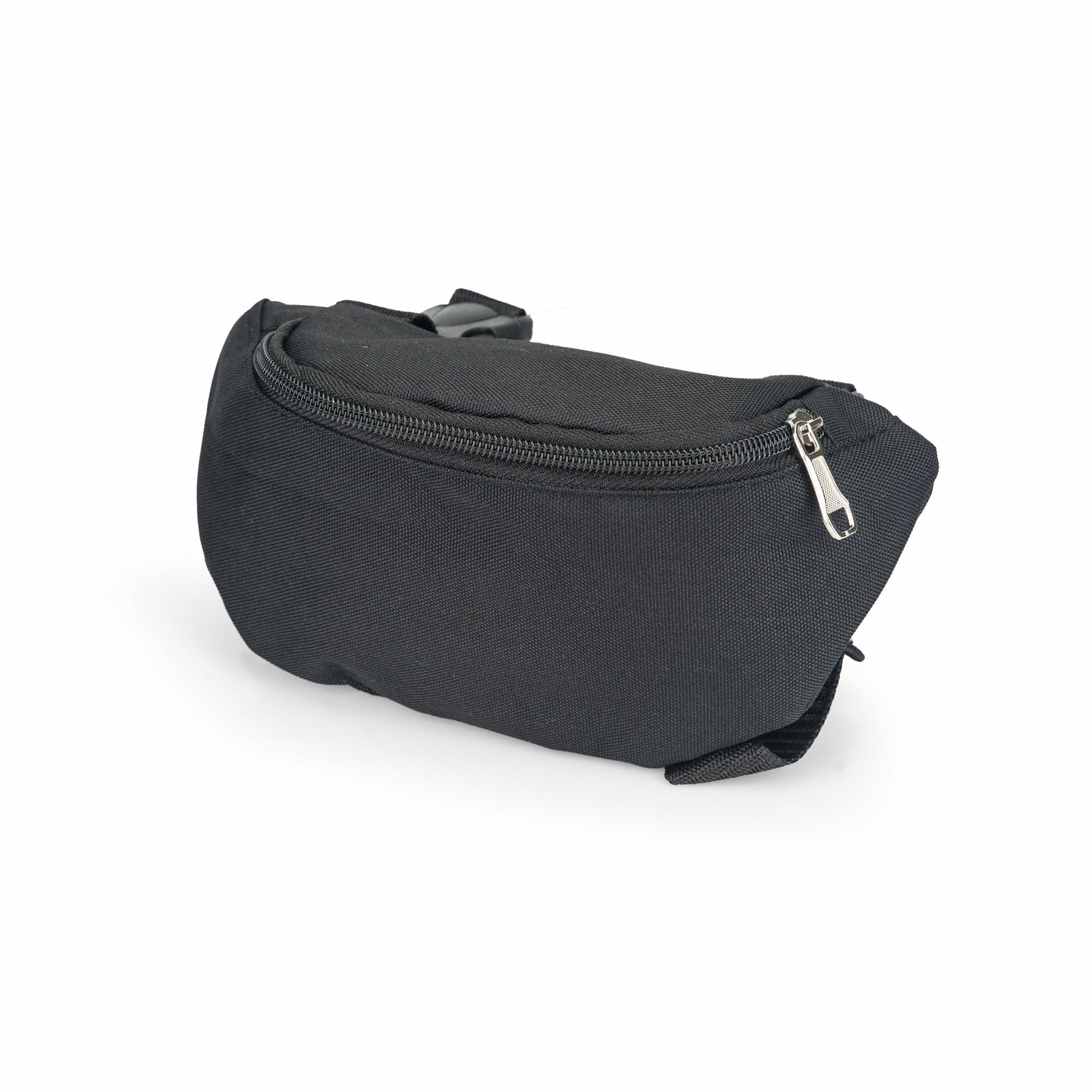 Gatsby Print Nylon Saddle Pouch - Black