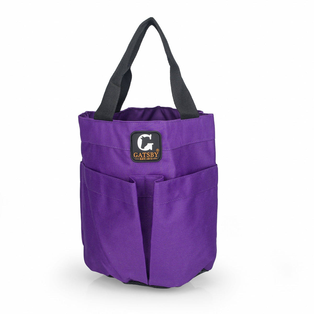 Gatsby Nylon Stable Tote with Mesh Bottom - Purple