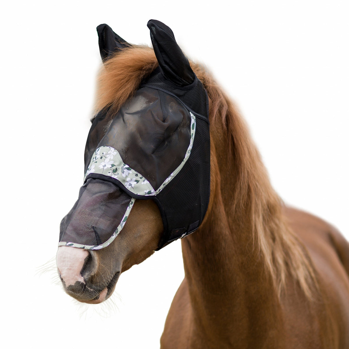 Gatsby Signature Series Comfort-Mesh Fly Mask with Ears - Mint - Medium/Cob