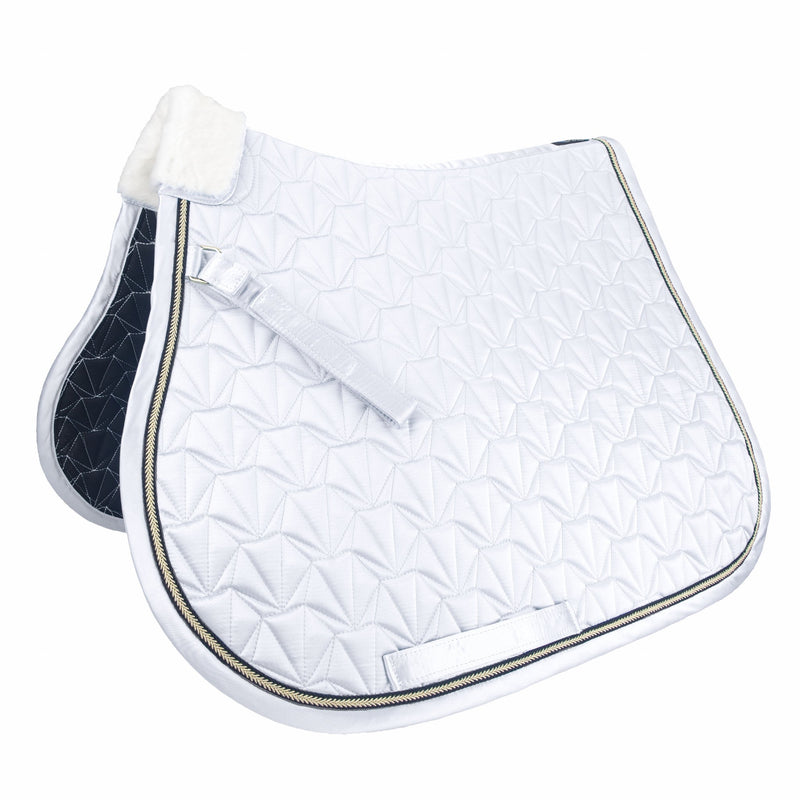 OEQ Nova GP Jump Saddle Pad - White - One Size