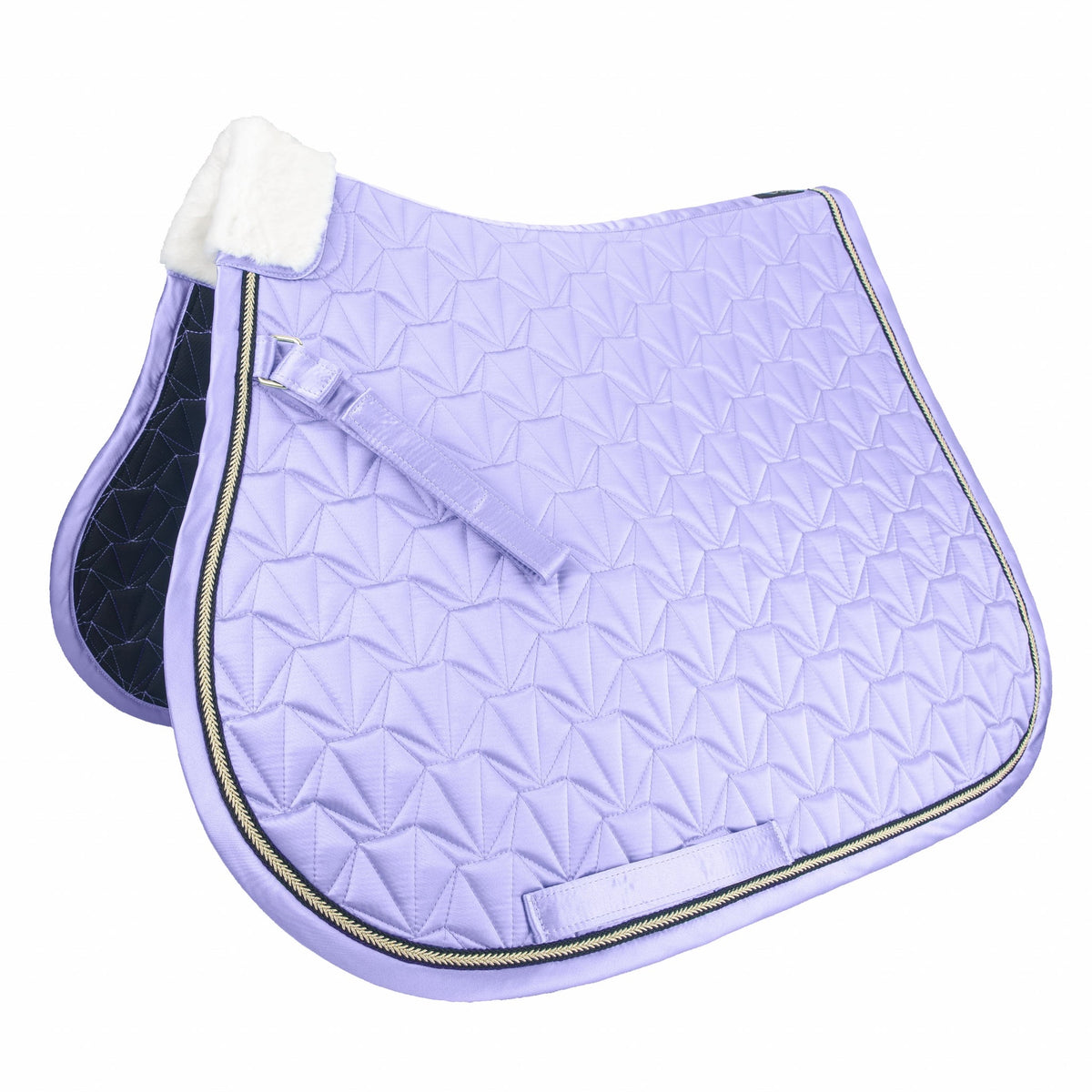 OEQ Nova GP Jump Saddle Pad - Lilac - One Size