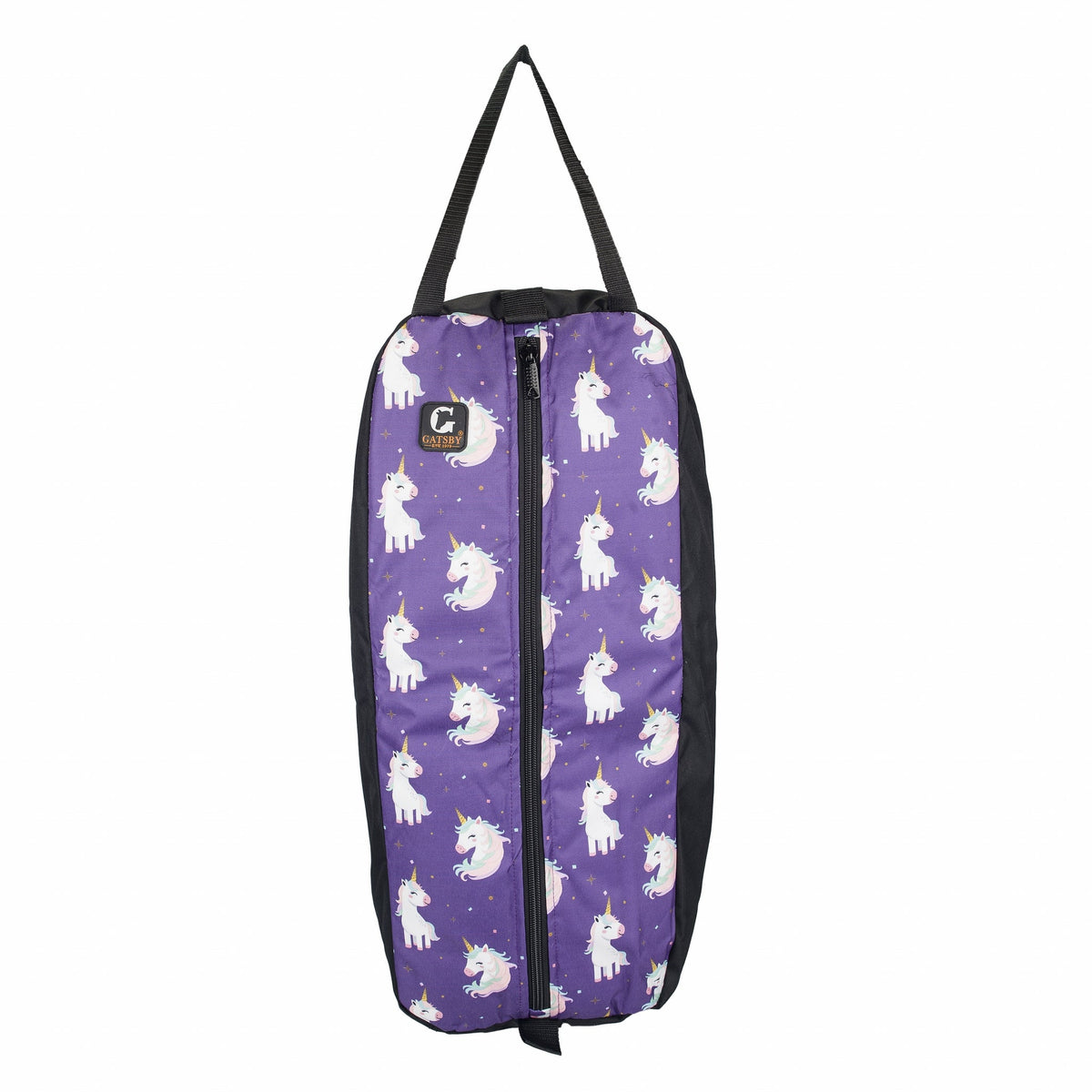 Gatsby Print Nylon Padded Bridle Halter Bag - Unicorns