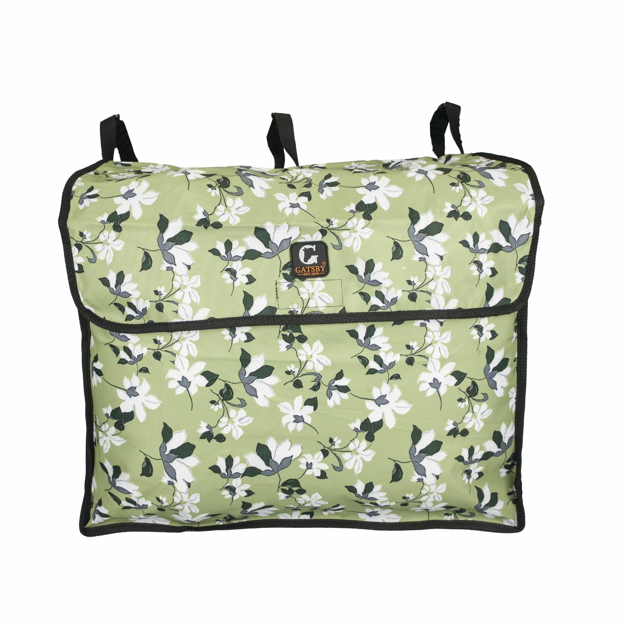 Gatsby Print Nylon Blanket Storage Bag - Mint Flower