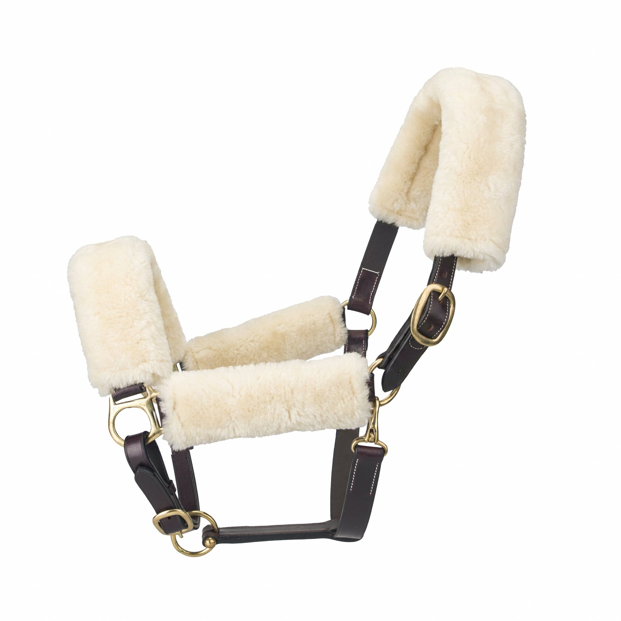 Gatsby Mink Sleeve Halter 4pc with Bag - White - Full