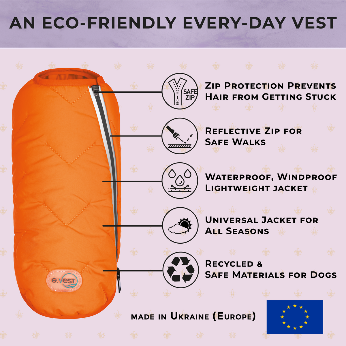 Bonne et Filou – Recycled Waterproof Dog Jacket & Vest