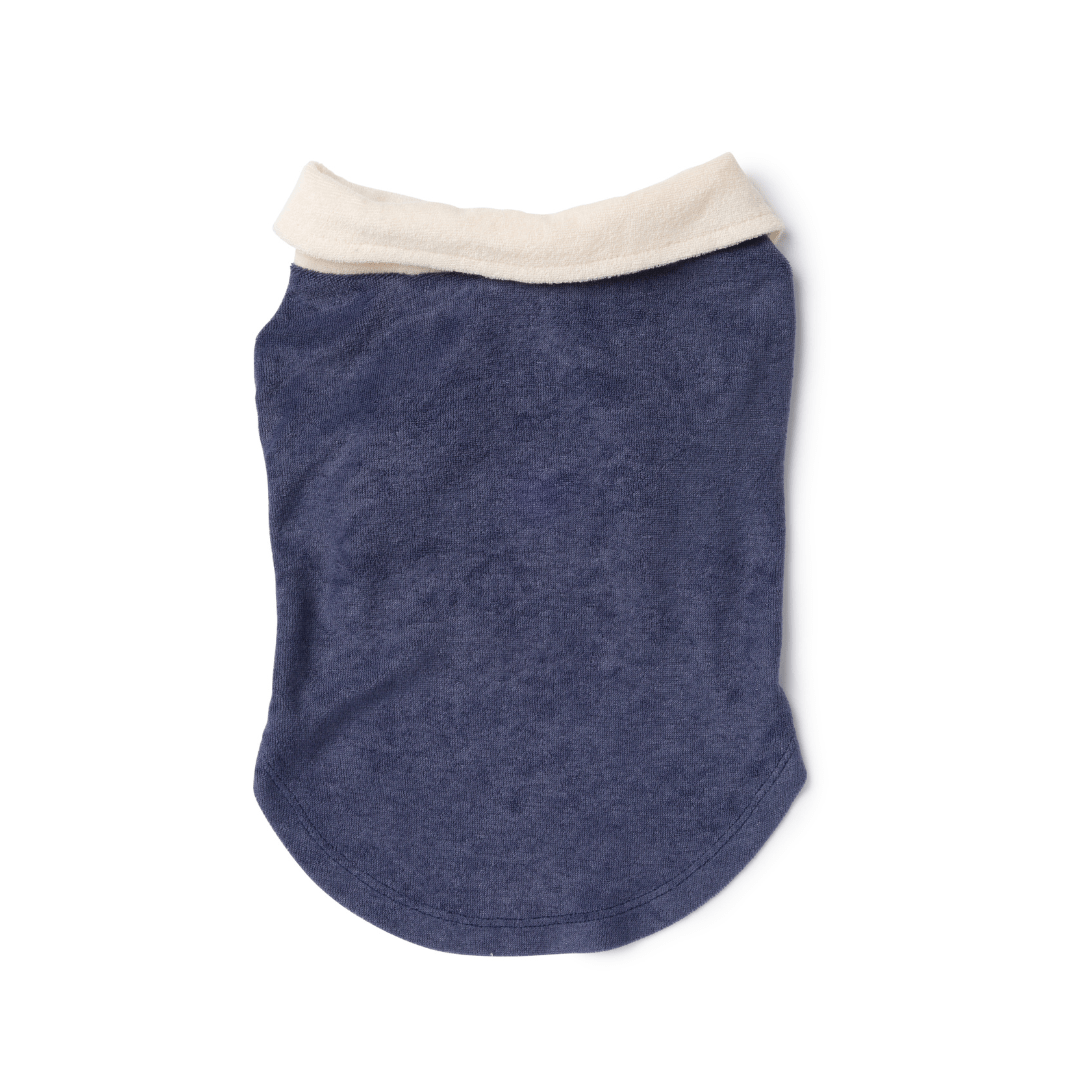 Navy Terry Cabana Shirt 