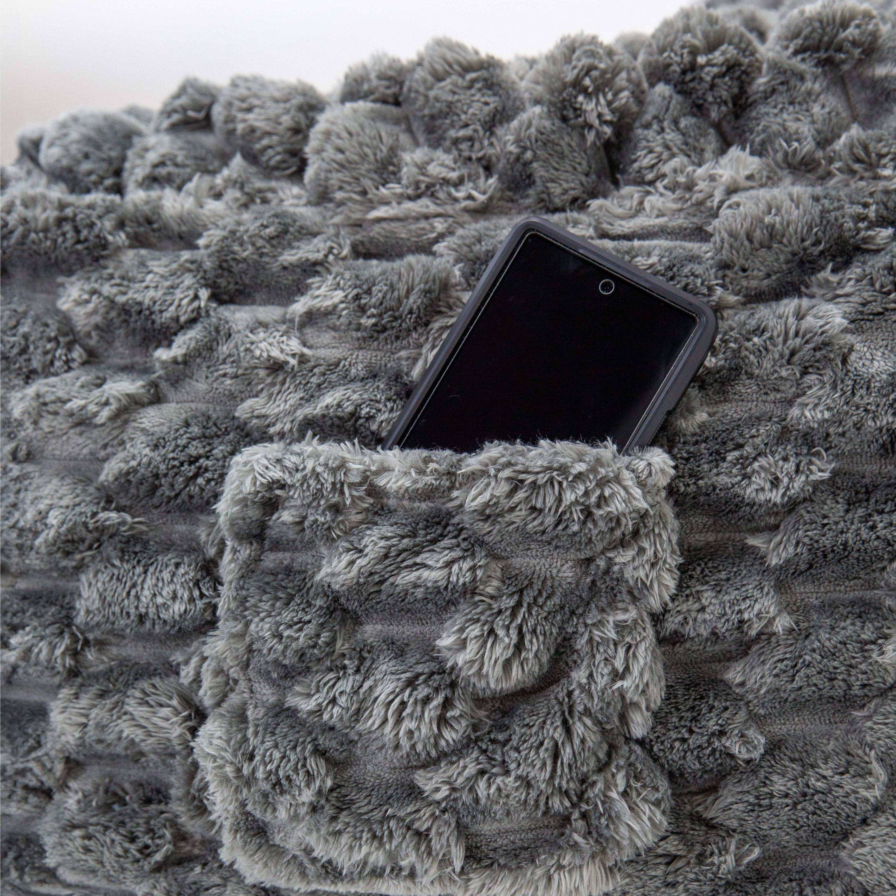 CordaRoy's Queen Cloud Fabric Nest Convertible Bean Bag Chair