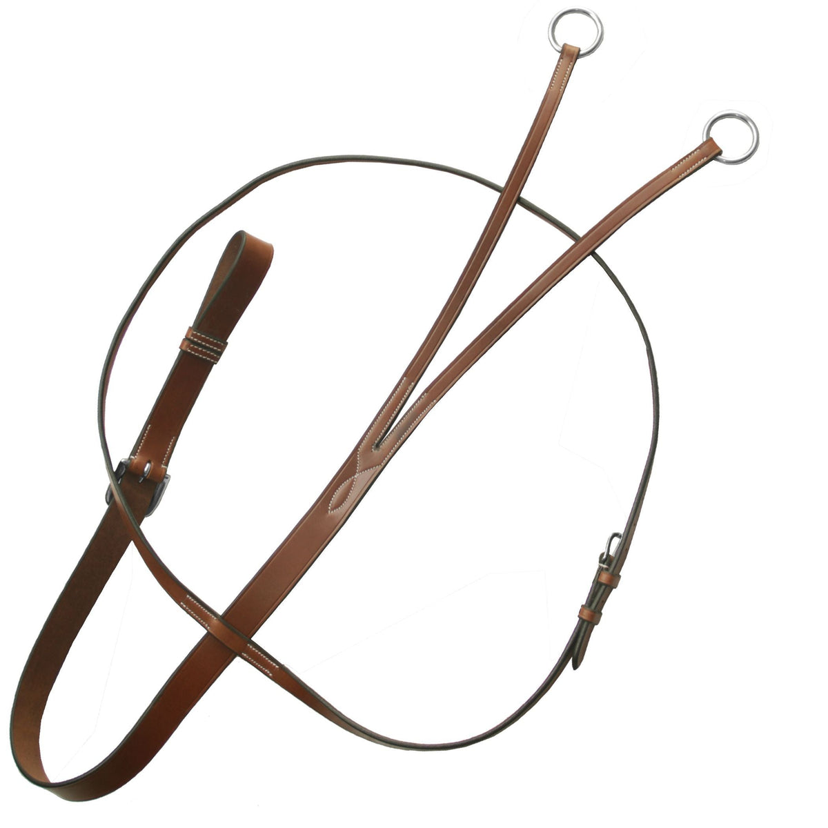 ExionPro Flat Leather Running Martingale - HT Animal Supply