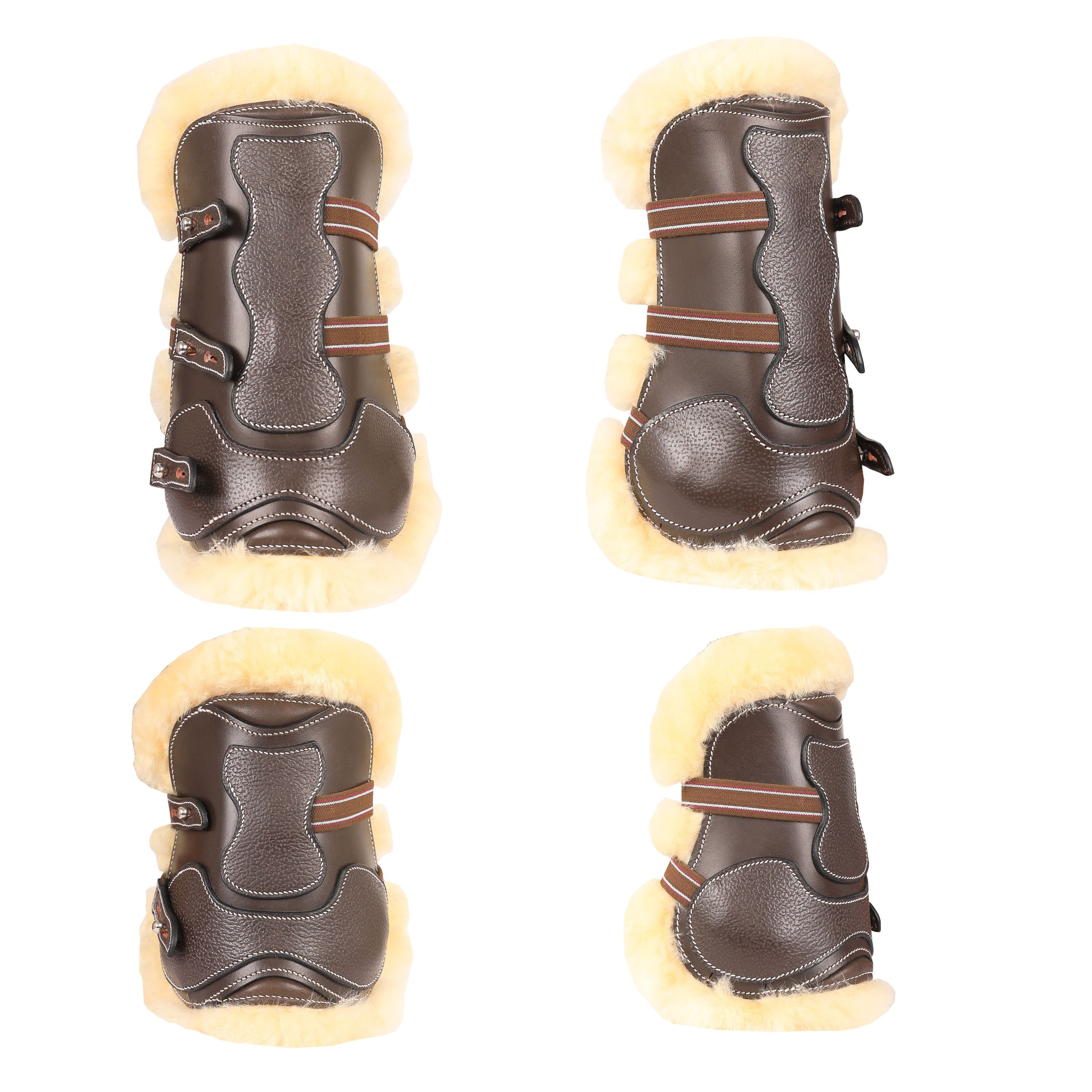 ExionPro Leather Horse Tendon Show Jump Boots - 401 - HT Animal Supply