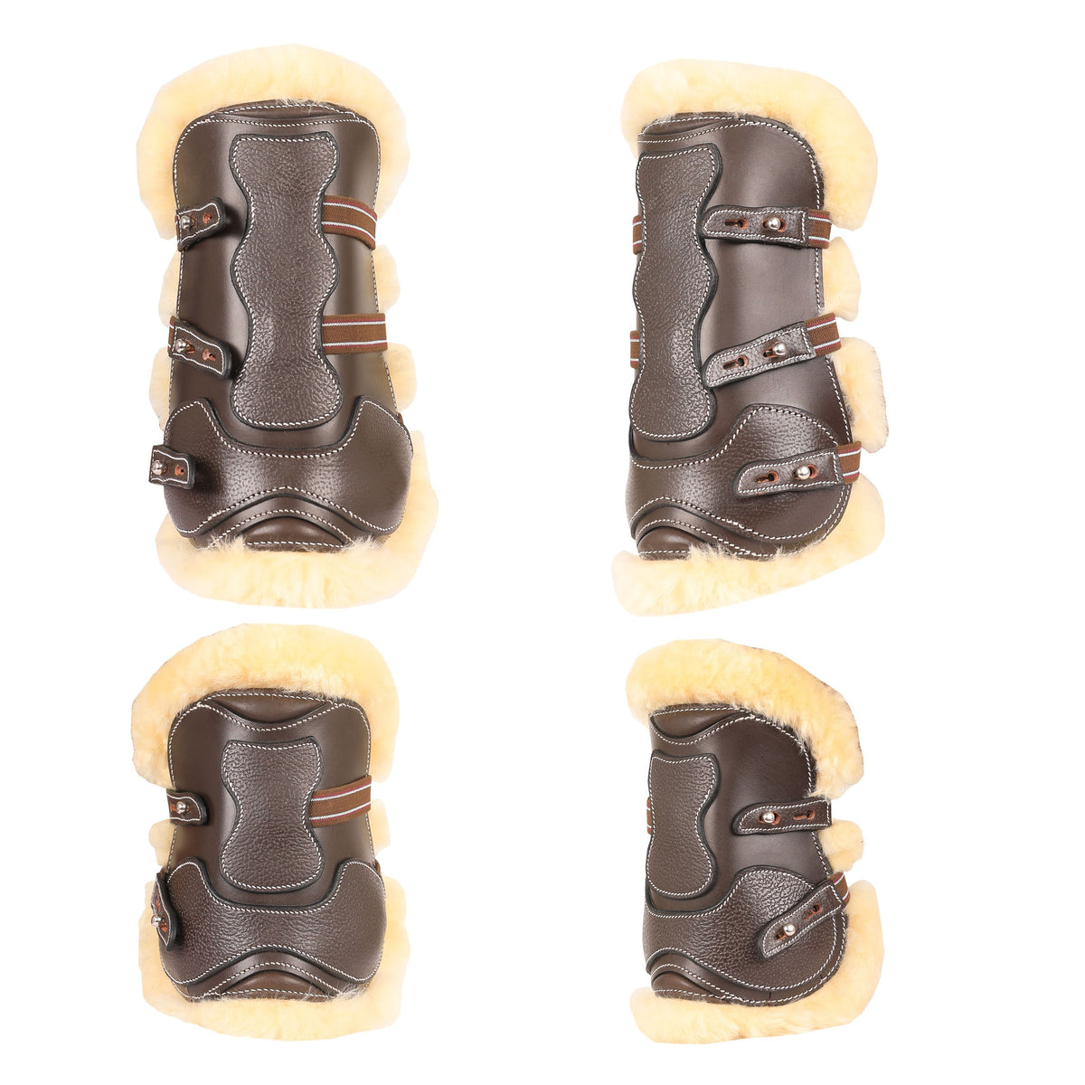 ExionPro Leather Horse Tendon Show Jump Boots - 401 - HT Animal Supply