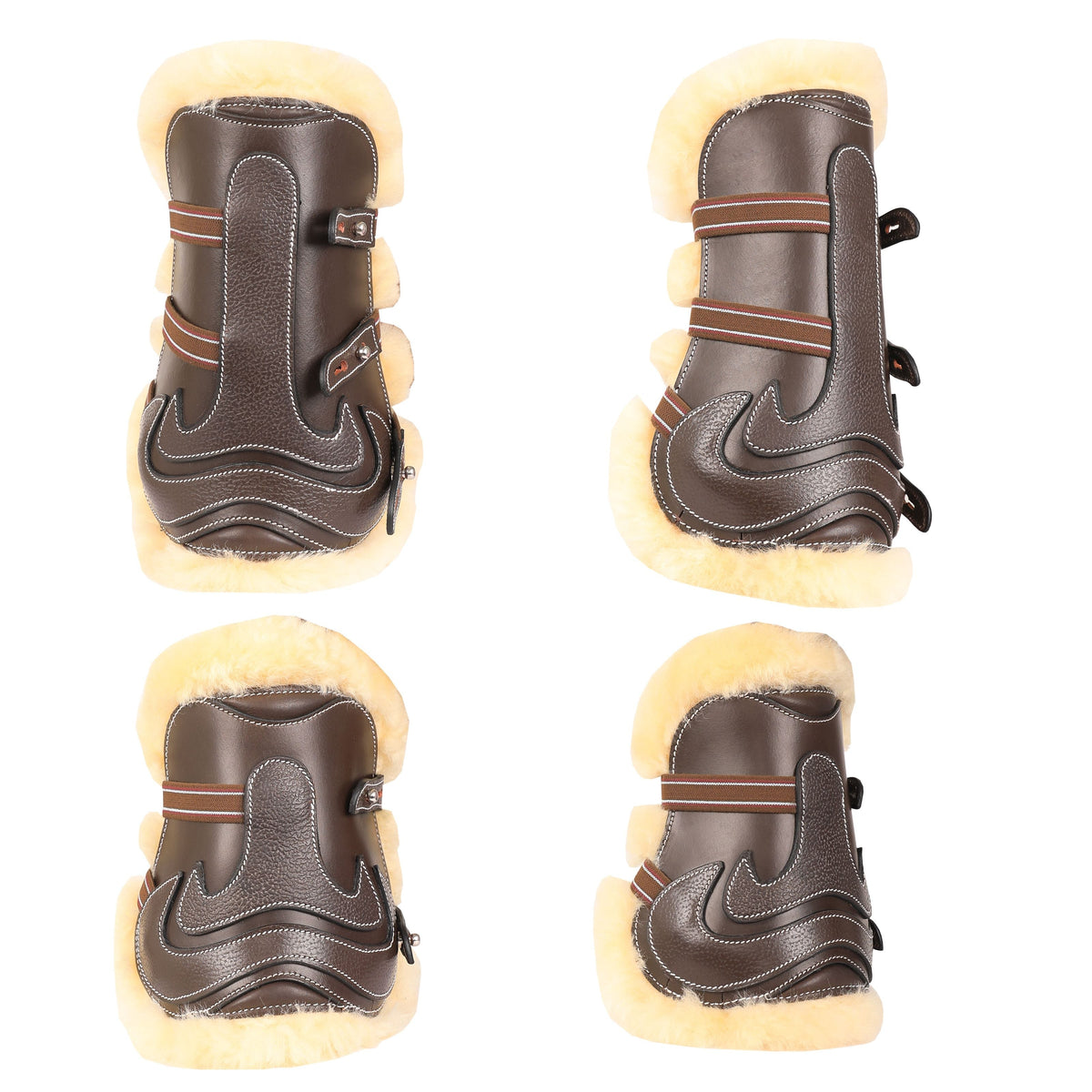 ExionPro Leather Horse Tendon Show Jump Boots - 402 - HT Animal Supply