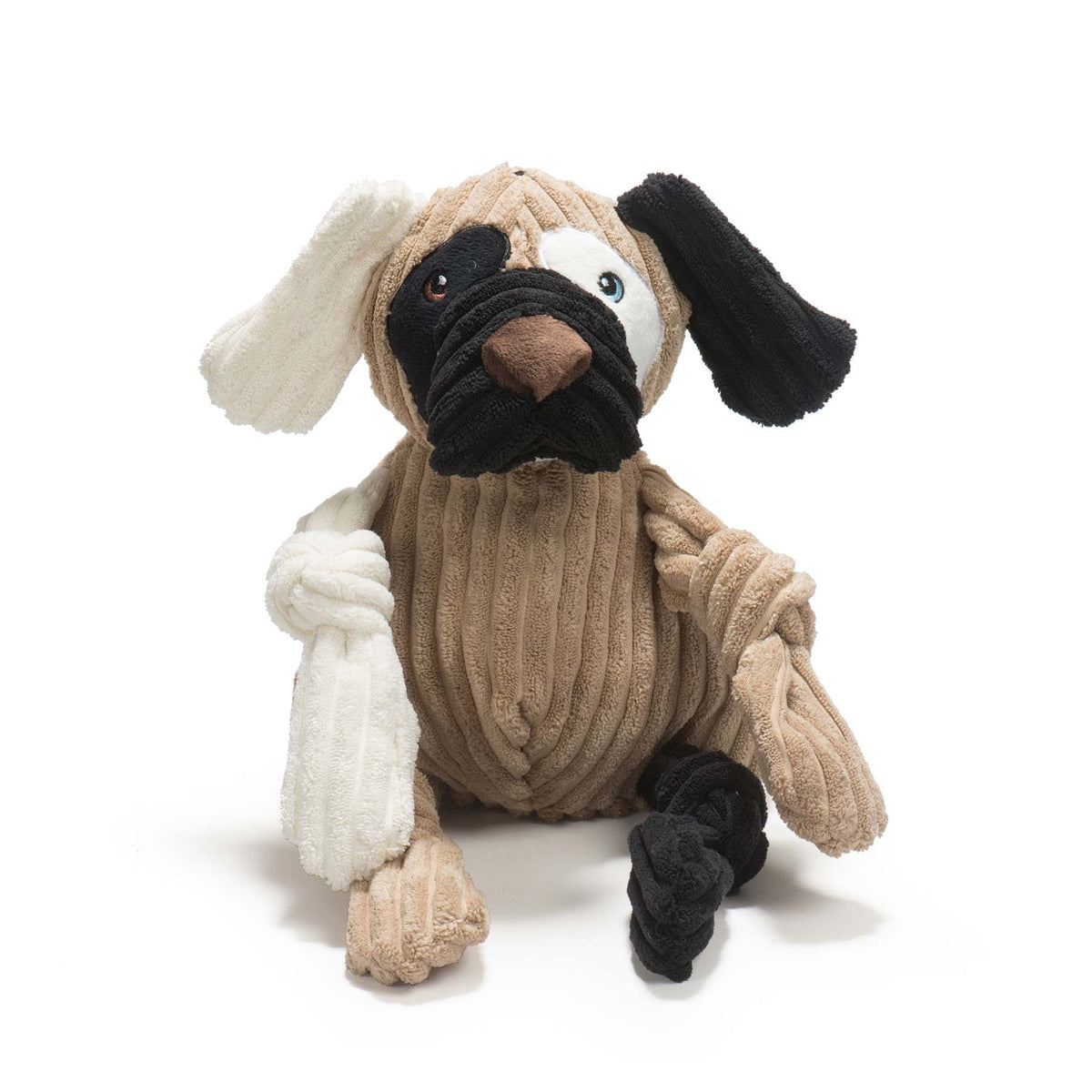 Patches HuggleMuttTM Knottie Plush Dog Toy, Large