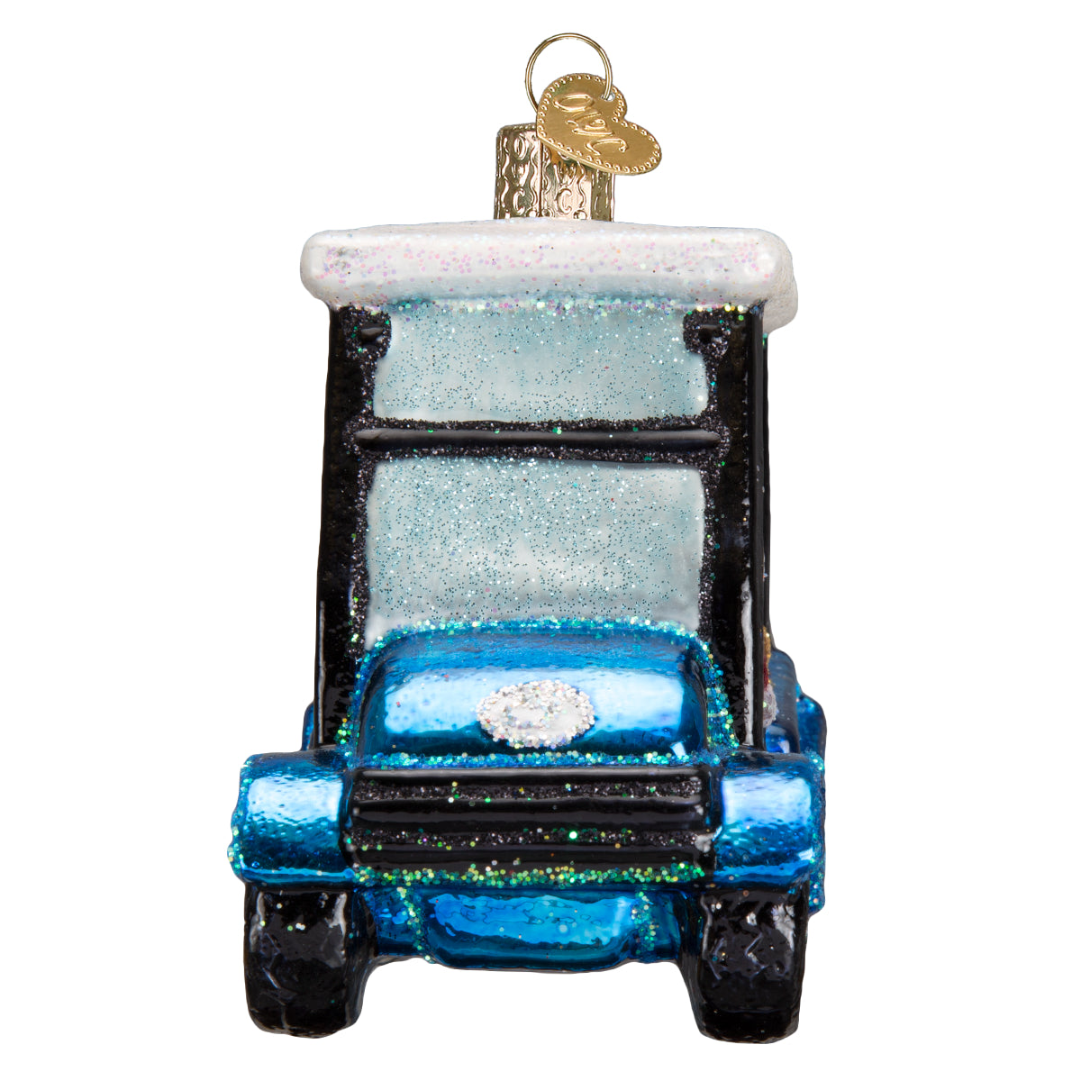 Old World Christmas: Golf Cart Santa