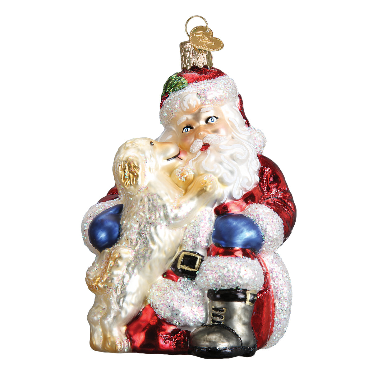Santas Puppy Love Ornament