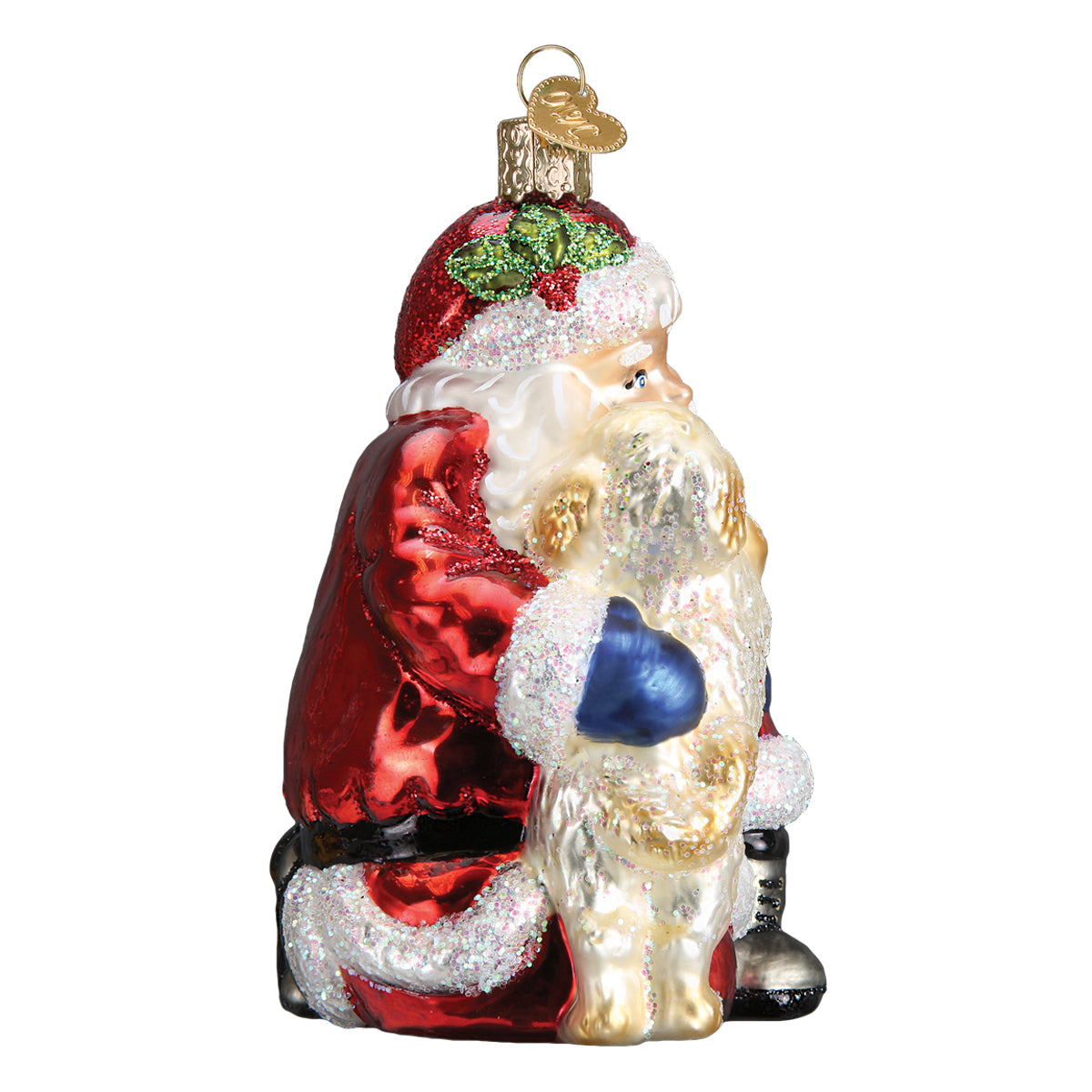 Santas Puppy Love Ornament