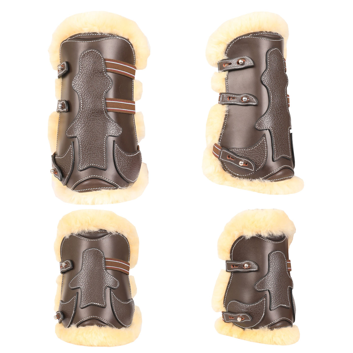 ExionPro Leather Horse Tendon Show Jump Boots - 403 - HT Animal Supply