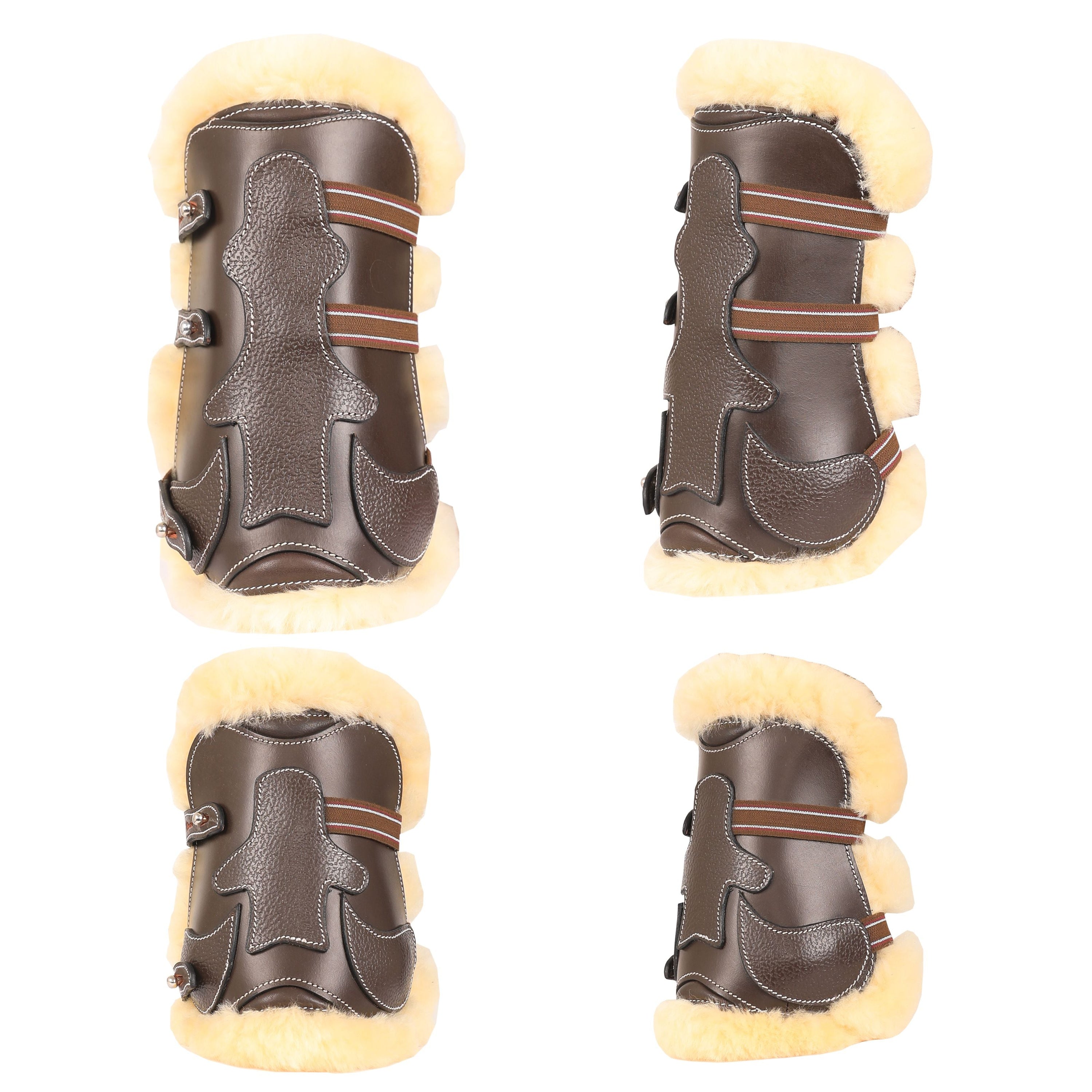 ExionPro Leather Horse Tendon Show Jump Boots - 403 - HT Animal Supply