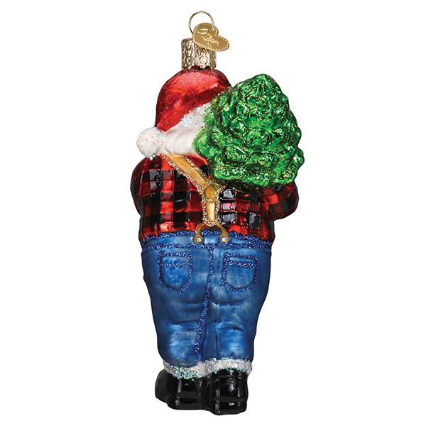 Old World Christmas: Lumberjack Santa Christmas Ornament