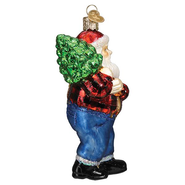 Old World Christmas: Lumberjack Santa Christmas Ornament