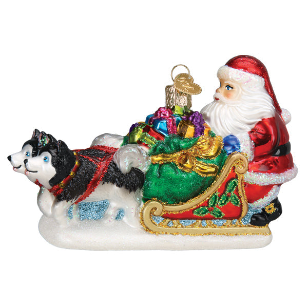 Santas Dog Sled Ornament