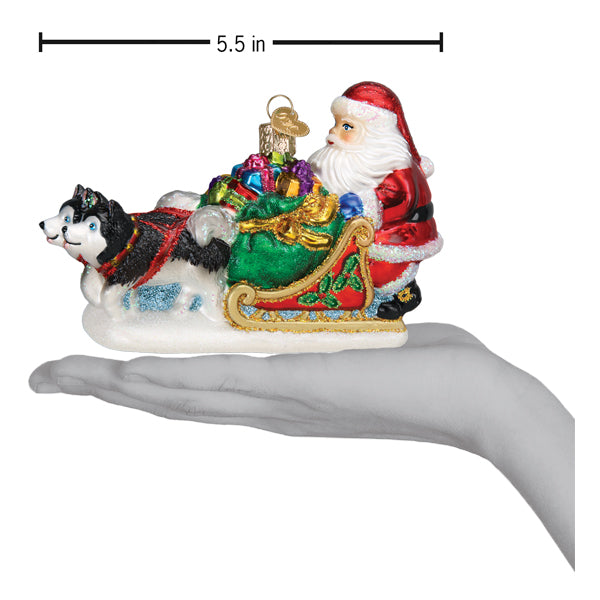 Santas Dog Sled Ornament