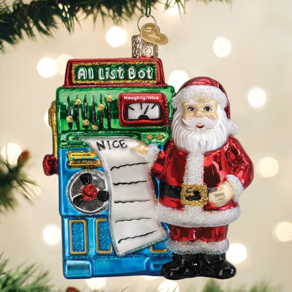 Santas AI Bot Ornament