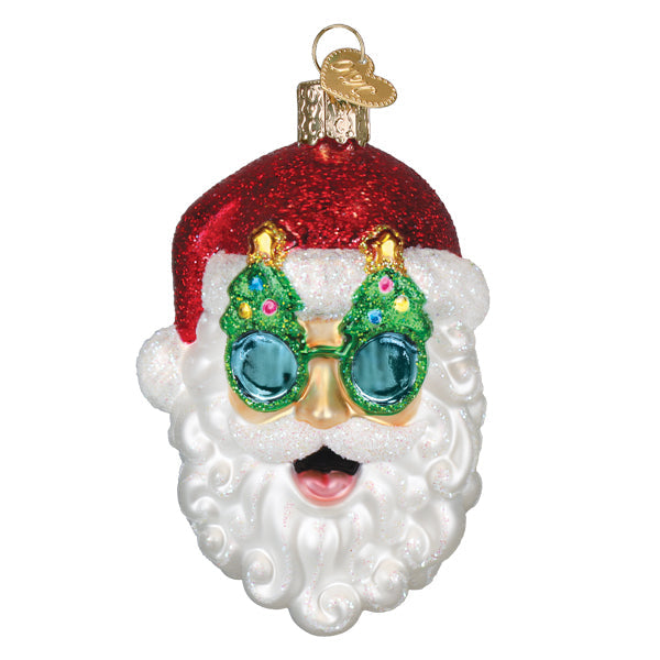 Old World Christmas: Christmas Tree Shades Santa Ornament