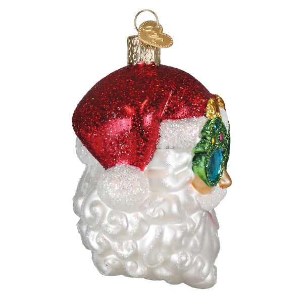 Old World Christmas: Christmas Tree Shades Santa Ornament