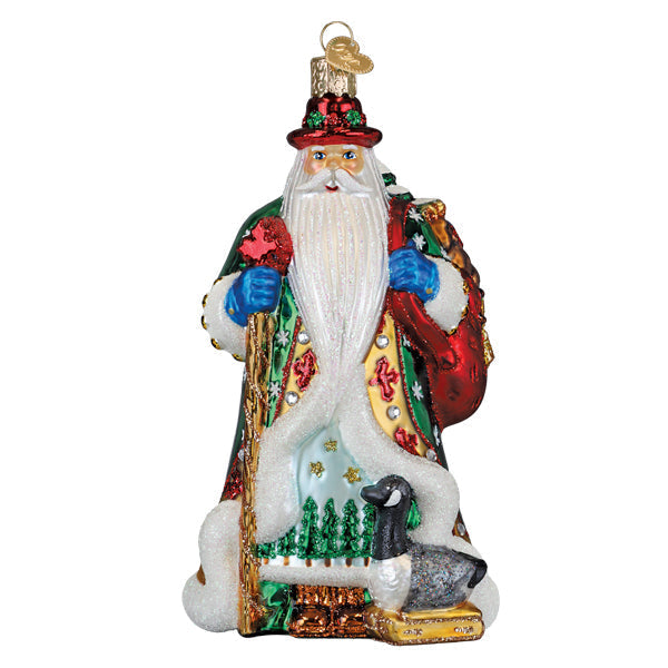 Old World Christmas: Canadian Santa Christmas Ornament