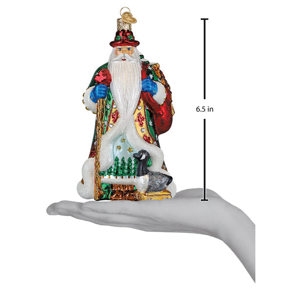 Old World Christmas: Canadian Santa Christmas Ornament