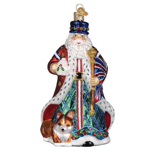 Old World Christmas: United Kingdom Santa Christmas Ornament