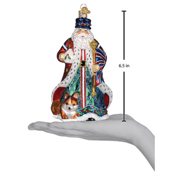 Old World Christmas: United Kingdom Santa Christmas Ornament