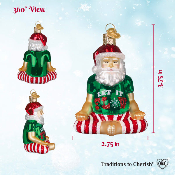 Old World Christmas: Zen-ta Claus Christmas Ornament