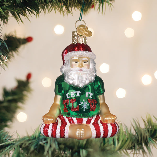Old World Christmas: Zen-ta Claus Christmas Ornament