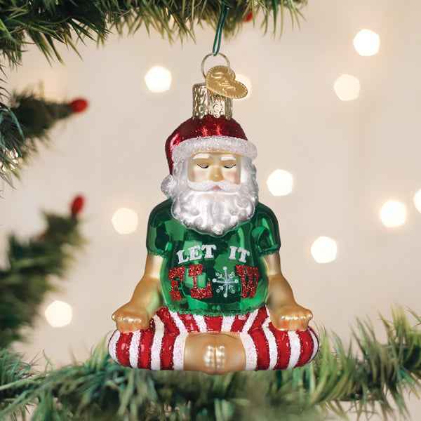 Old World Christmas: Zen-ta Claus Christmas Ornament