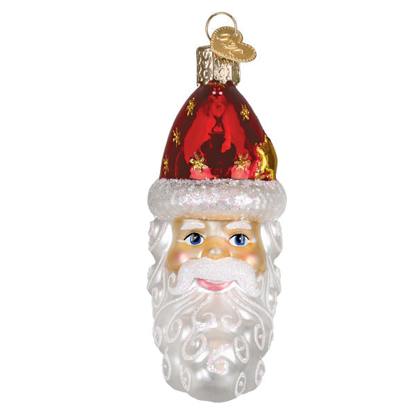 Old World Christmas: Santa Moon Face Christmas Ornament