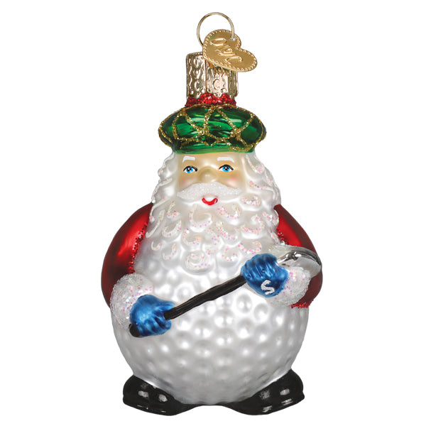 Old World Christmas: Ho Ho Hole-In-One Christmas Ornament