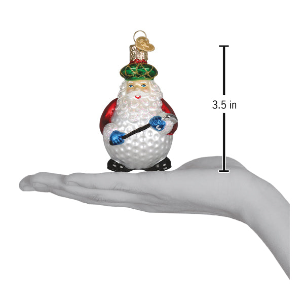 Old World Christmas: Ho Ho Hole-In-One Christmas Ornament
