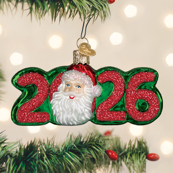 Old World Christmas: 2026 Santa Christmas Ornament