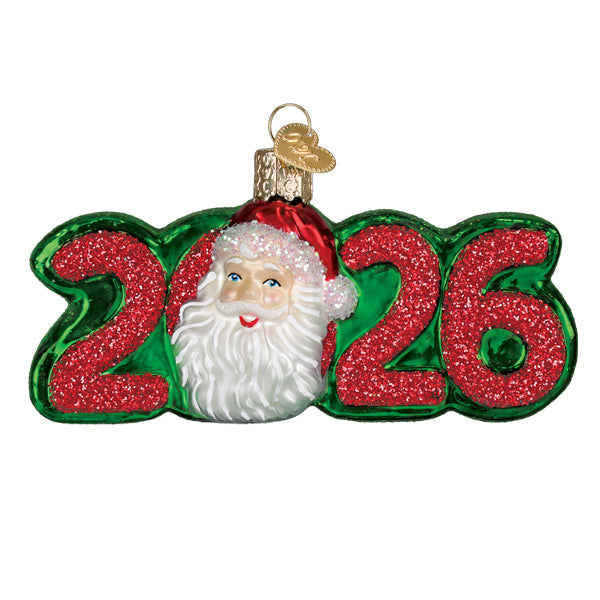 Old World Christmas: 2026 Santa Christmas Ornament