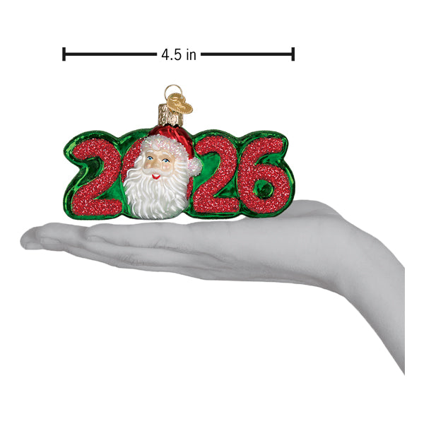 Old World Christmas: 2026 Santa Christmas Ornament