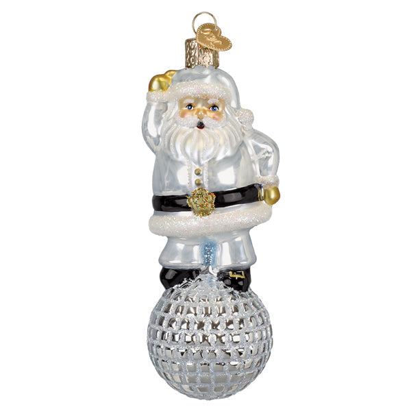 Old World Christmas: Disco Fever Santa Christmas Ornament