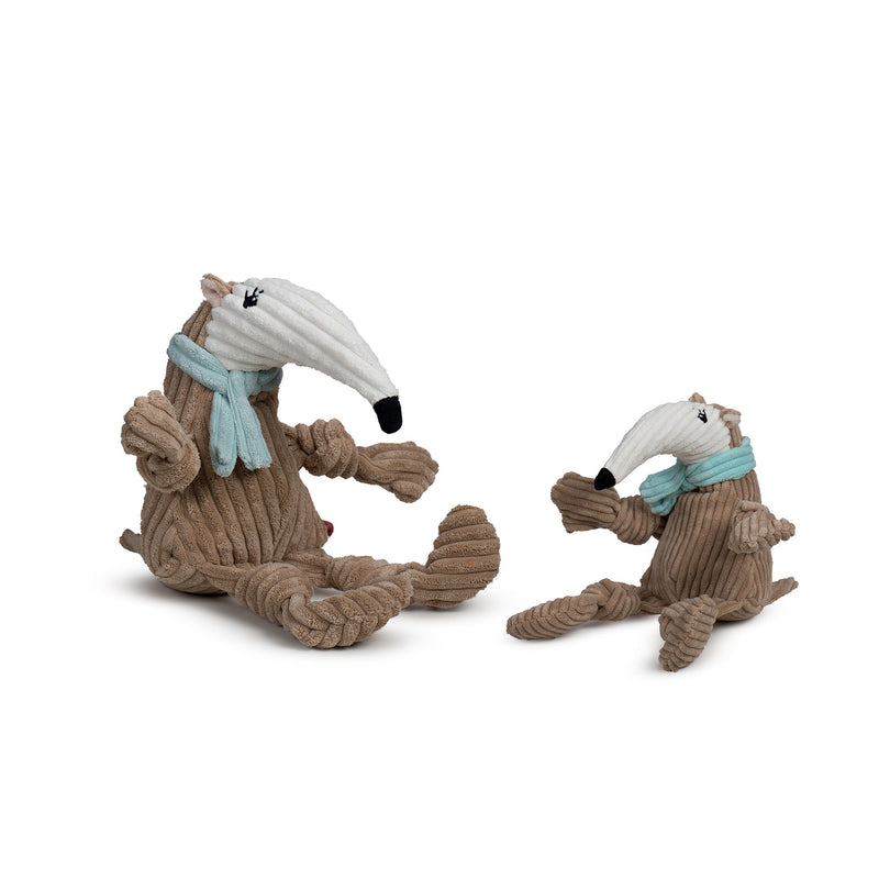 Nibblet Anteater Knottie Plush Dog Toy, Large